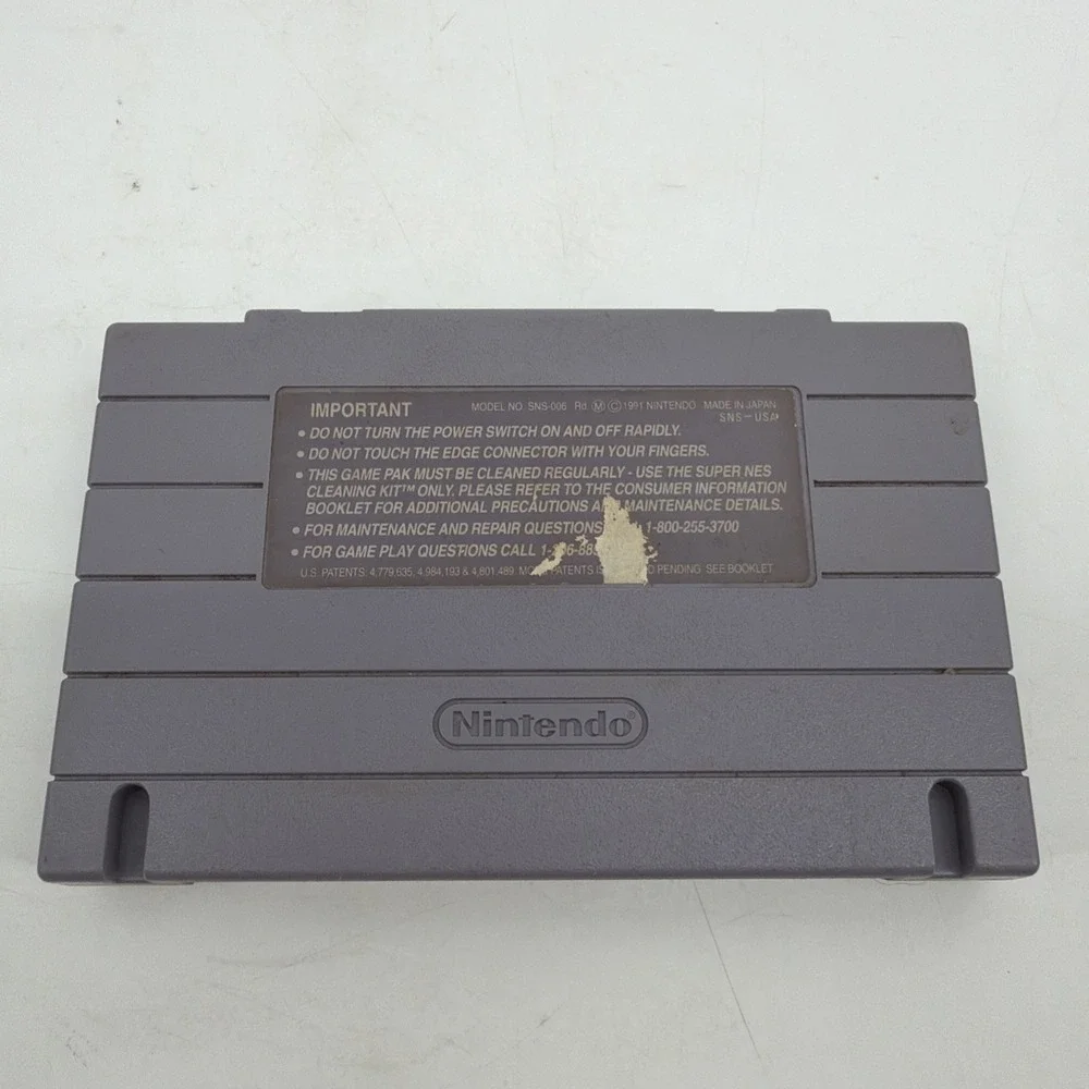 F-Zero SNES Super Nintendo Authentic Tested Working OEM Original Cartridge